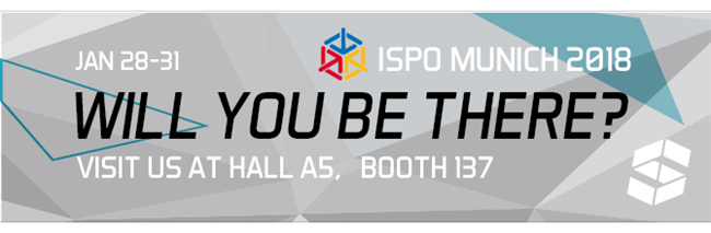 ISPO MUNICH 2018! From Sunday 28th to Wednesday 31st of  January.