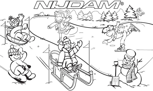 Nijdam winter kleurwedstrijd (voor winkeliers)