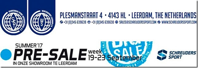 Save the date! Pre-sale week van 19 t/m 23 september 2016
