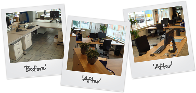 New interior for the buying department!