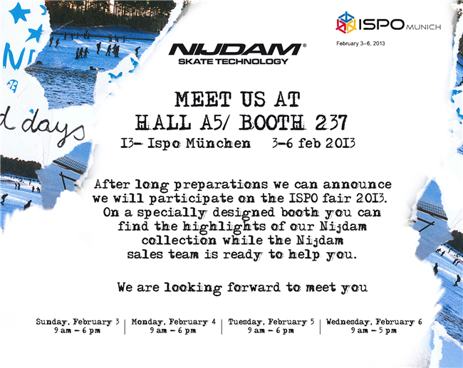 Meet us at ISPO 2013 Munich