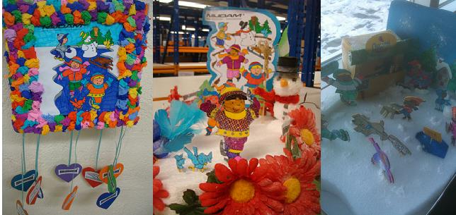 Inger (8 jaar) uit Haarlem wint de Nijdam winter kleurwedtrijd