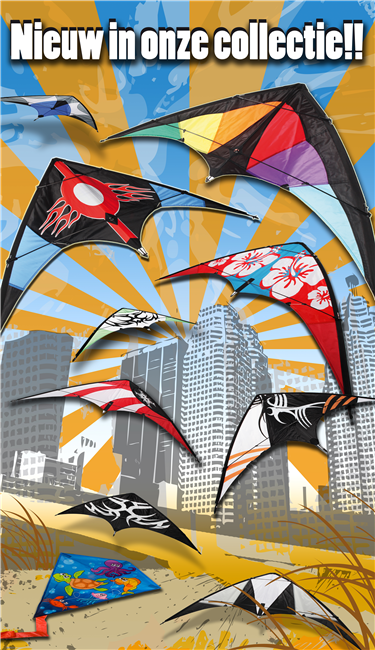 Vlieg met ons mee!!!! Nu ook vliegers in ons assortiment