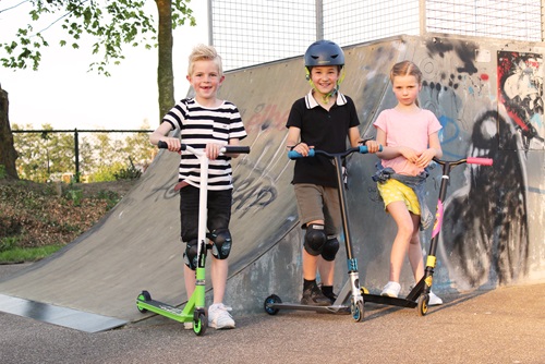 Fotoshooting stunt scooters